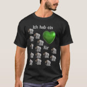 in Herz für CO2 T-Shirt (Vorderseite)