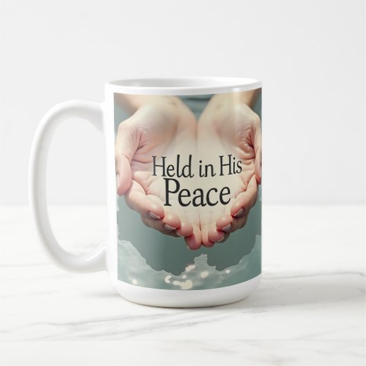 In His Peace Mug Kaffeetasse (Links)