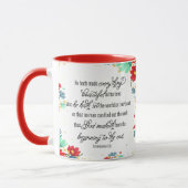 In His time Coffee Mug Tasse (Links)