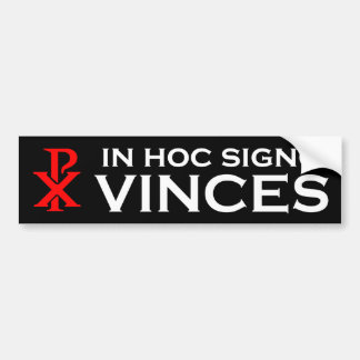 In hoc Signo Vinces Autoaufkleber