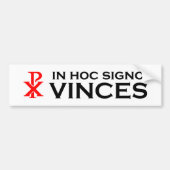 In hoc Signo Vinces Autoaufkleber (Vorne)