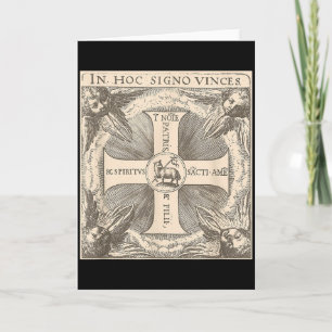 In Hoc Signo Vinces Lamm Gottes In Diesem Zeichen  Karte