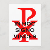 In Hoc Signo Vinces Postkarte (Vorderseite)