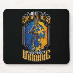 In Hoc Signo Vinces Streitkräfte der Ukraine Milit Mousepad
