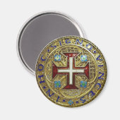 In-hoc-Signo-vinces-Tempelmagnete Magnet (Vorderseite/Rückseite)