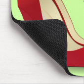 In hohem Grade motiviert: Arbeitet für Schuhe Mousepad (Ecke)