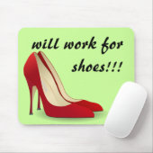 In hohem Grade motiviert: Arbeitet für Schuhe Mousepad (Mit Mouse)