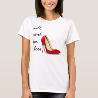 In hohem Grade motiviert: Arbeitet für Schuhe T-Shirt
