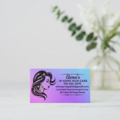In home hair care visitenkarte (Stehend Vorderseite)