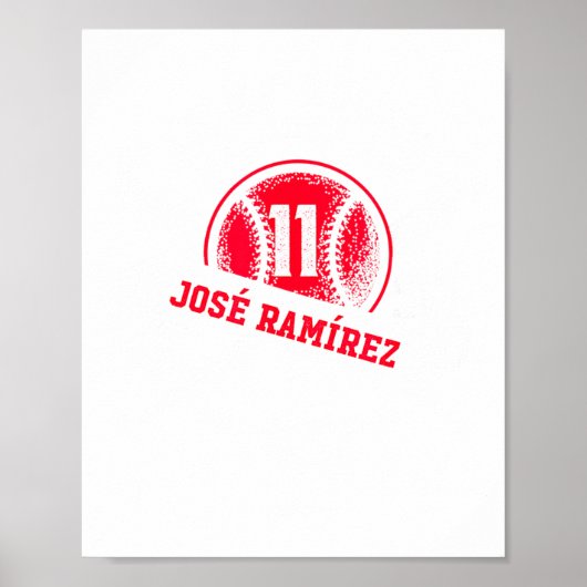 In House Jose Ramirez Mlbpa Mlb Poster (Vorne)