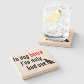 In Hundefrauben Steinuntersetzer (Seitenansicht)