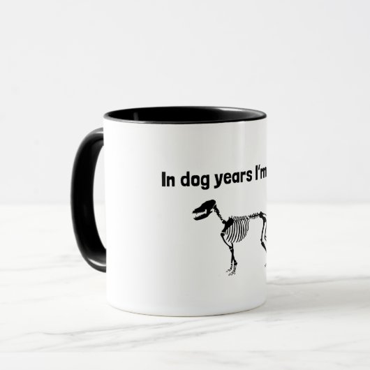 In Hundejahre bin- ich tot Tasse (Vorderseite Links)