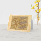 In hundert Jahren *** Karte (Gelbe Blume)