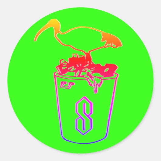 In ibis Aufkleber unterschreiben (Vorderseite)