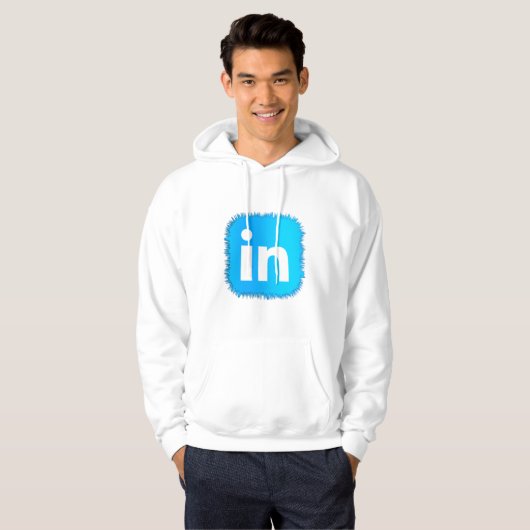 In Icon - Social Media Männer Mode Hoodie (Vorne ganz)