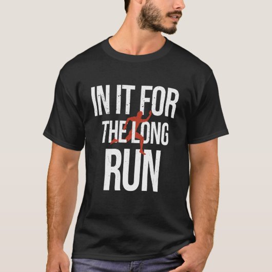 In ihm für den Langlauf-Marathonläufer T-Shirt (Vorderseite)