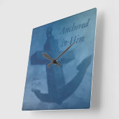 In Ihm verankert Quadratische Wanduhr (Winkel)