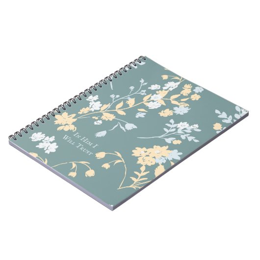 In Ihm vertraue ich SpiralNotebook Notizblock (Linke Seite)