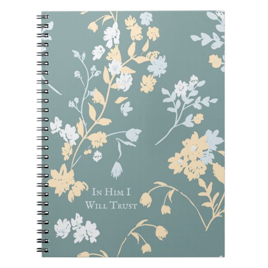 In Ihm vertraue ich SpiralNotebook Notizblock (Vorderseite)