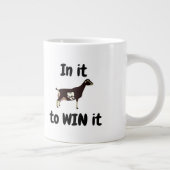In ihm zu gewinnen - LaMancha Milchziege Jumbo-Tasse (Rechts)
