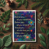 In Ihnen alle brauchen Sie Inspiration Abschluss Karte