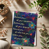 In Ihnen alle brauchen Sie Inspiration Abschluss Karte