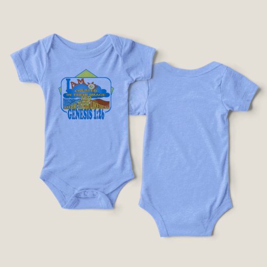 In ihrem Bild I Bella Leinwand I Blu (Design Vorderseite & Rückseite)