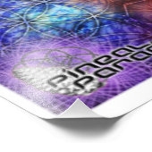 In ihrem eigenen Bild Fotodruck (Ecke)