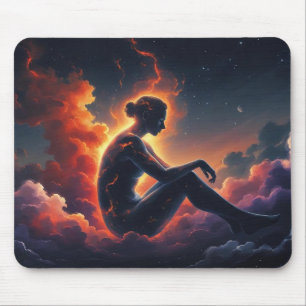 In ihrem Element Mousepad