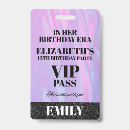 In ihrem Geburtstag VIP PASS Custom Party Lanyard Ausweis