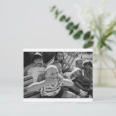 In Ihrem Gesicht Postkarte (Stehend Vorderseite)