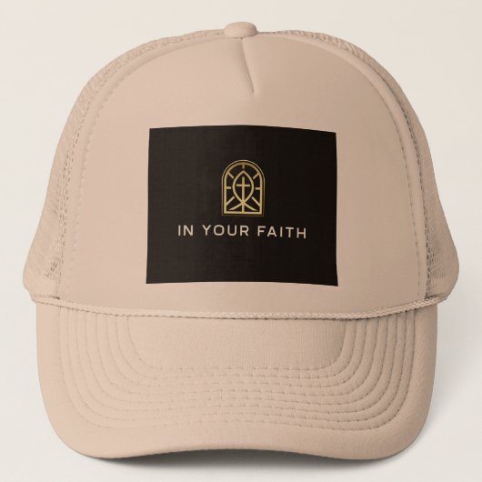 In Ihrem Glauben Truckerkappe (Vorderseite)