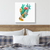 in Ihrem Herzen Leinwanddruck (Insitu (Schlafzimmer))