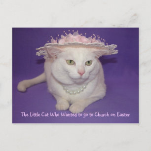 In ihrem OsterBonnet Feiertagspostkarte