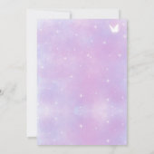 In ihrer Geburtstagsära Geburtstagsjungfrau Einladung (Rückseite)