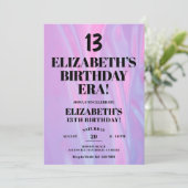 In ihrer Geburtstagsfeier 13. Geburtstagsparty Einladung (Stehend Vorderseite)