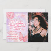 In ihrer Geburtstagsfeier 18. Geburtstagsparty Einladung (Vorderseite)