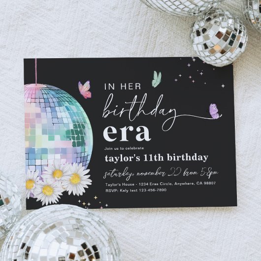 In ihrer Geburtstagszeit Einladung