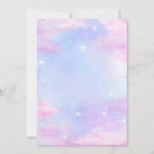 In ihrer Geburtstagszeit Geburtstagsparty Einladun Einladung (Rückseite)