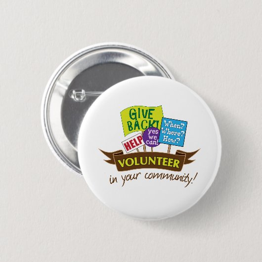 In Ihrer Gemeinschaft Button (Vorne & Hinten)