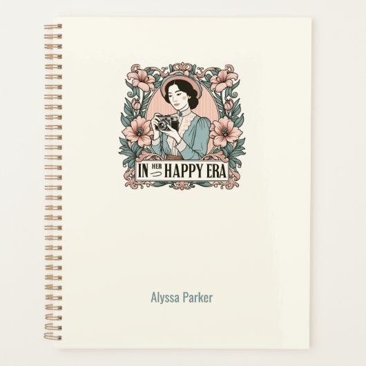 In ihrer glücklichen Ära, Tagesplaner für Frauen Planer (Vorderseite)