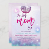 In ihrer Mama ÄA Lila Music Baby Dusche Einladung (Vorne/Hinten)
