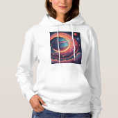 💖 🌠 "In Ihrer Umlaufbahn gefangen" Hoodie (Vorderseite)