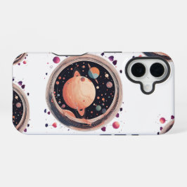 💖 🌠 "In Ihrer Umlaufbahn gefangen" iPhone 16 Hülle