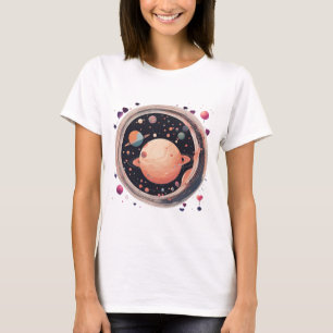 💖 🌠 "In Ihrer Umlaufbahn gefangen" T-Shirt