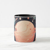 💖 🌠 "In Ihrer Umlaufbahn gefangen" Tasse (Zentrum)