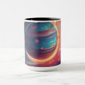 💖 🌠 "In Ihrer Umlaufbahn gefangen" Tasse (Zentrum)
