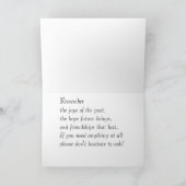 In Ihrer Zeit der Sorge Karte (Innenseite)