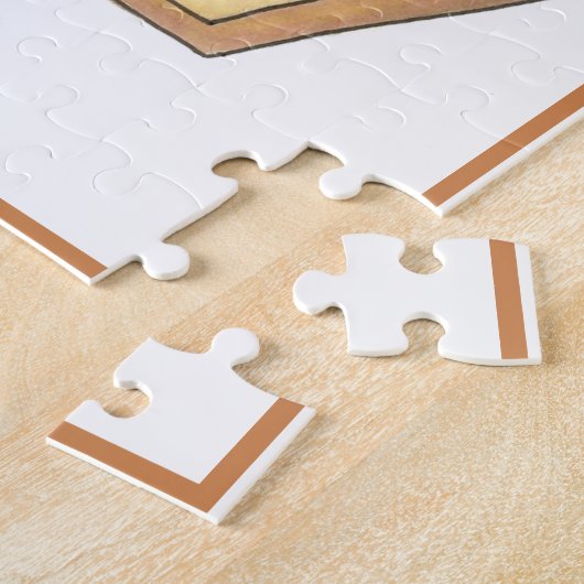 In Indiana Hoosier Zucker Creme Pie Slice Dessert Puzzle (Seite)