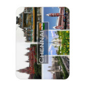 IN Indien - Chennai Madras - Magnet (Vertikal)